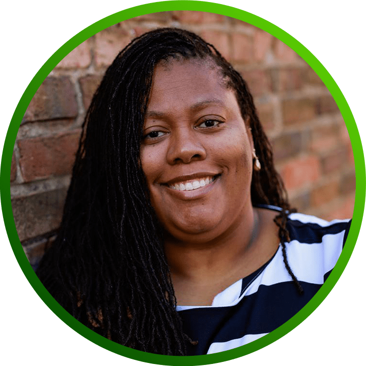 Headshot portrait of BlackGirlsHack founder and executive director Tennisha Martin.