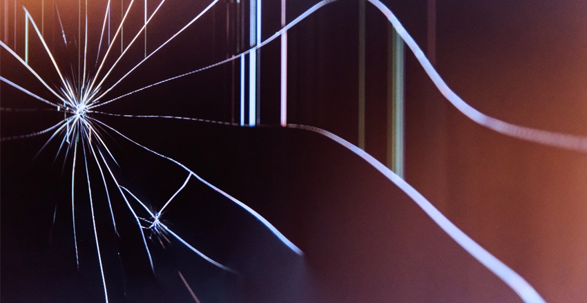 broken glass
