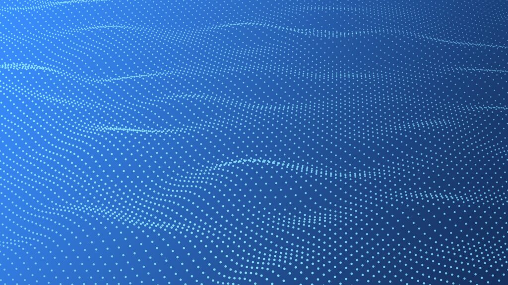 Decorative image of waves to illustrate the wave of vulnerabilities that Microsoft Security Copilot will help combat