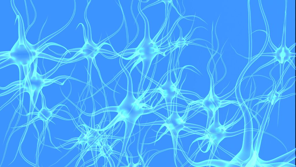 Neural network to symbolize AI and its need to be secured.