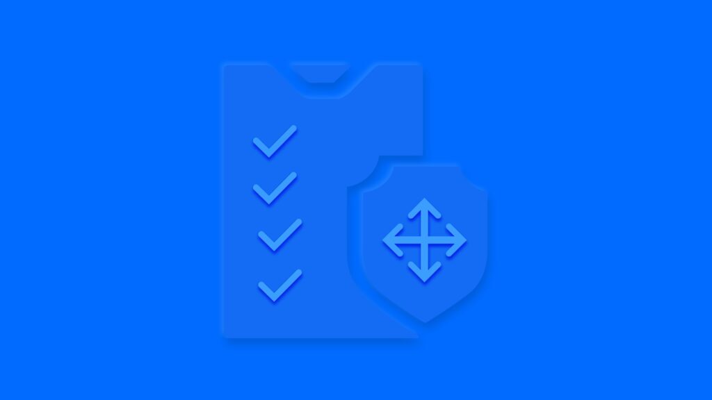 an icon representing a checklist and the level of protection that penetration testing as a service provides