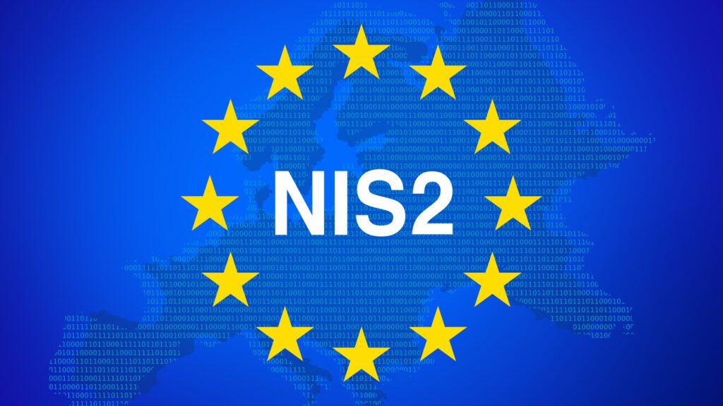Banner of geography of Europe with NIS2 overlaid on top