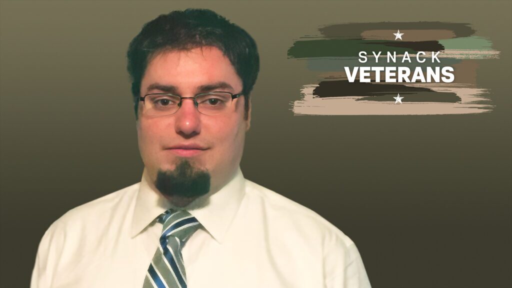 A headshot of Todd Humes, Airforce veteran and Synack director of infrastructure and security