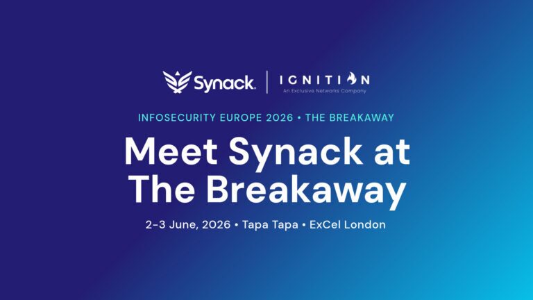 Step away from the show and meet with Synack at Infosecurity Europe 2026
