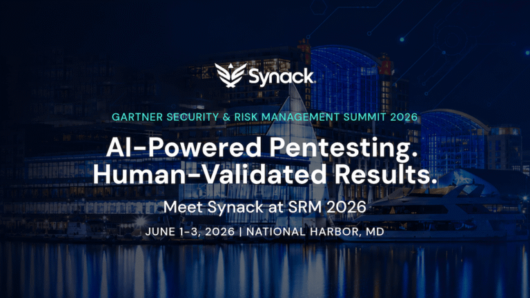 Join Synack at Gartner SRM 2026 to explore Sara AI Pentesting