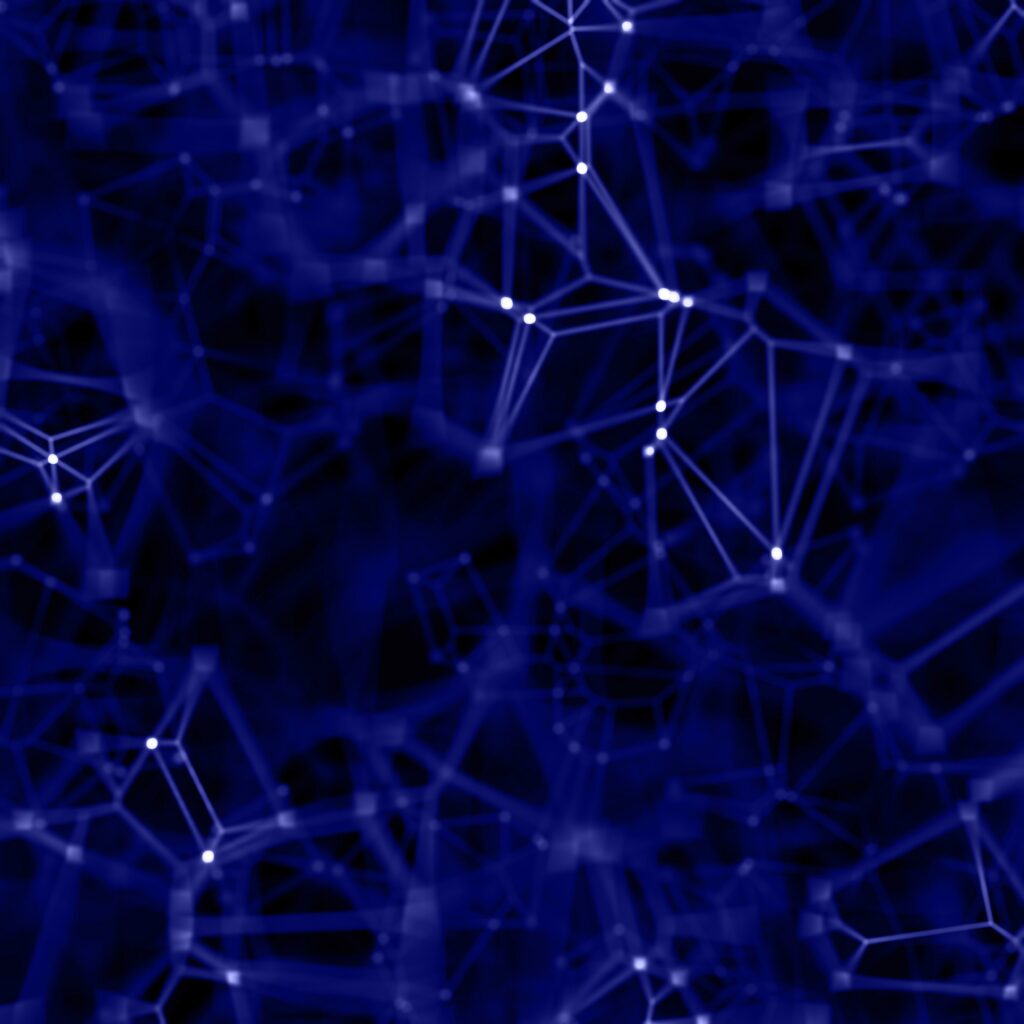 Abstract visualization of a high volume of incoming vulnerability reports, representing the noise in unmanaged bug bounty programs due to AI slop.