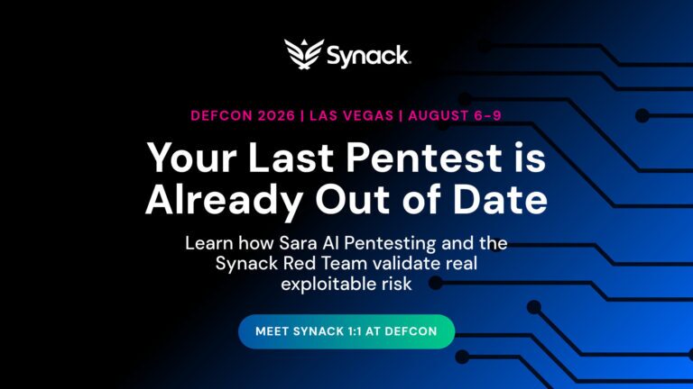 Meet with Synack at DEF CON 2026
