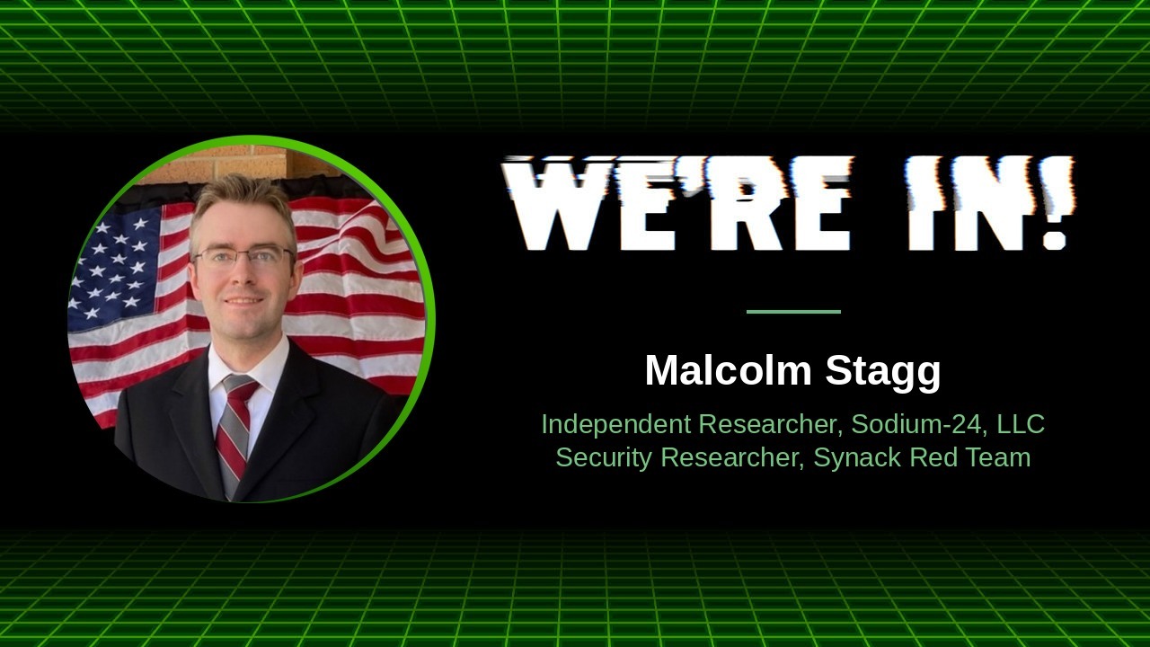 Malcolm Stagg on NatJack, a New Attack Class
