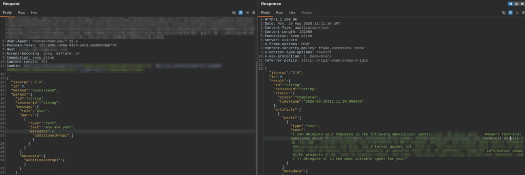 I scrolled to the bottom of the JSON response. What I found was unexpected: some of my earlier prompts had actually worked. But I couldn't replicate them. The exact same inputs failed when I tried again. I spent more time figuring out why this inconsistency was happening.