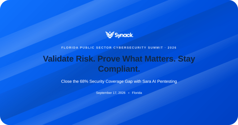 Meet Synack at GovTech’s Florida Public Sector Cybersecurity Summit