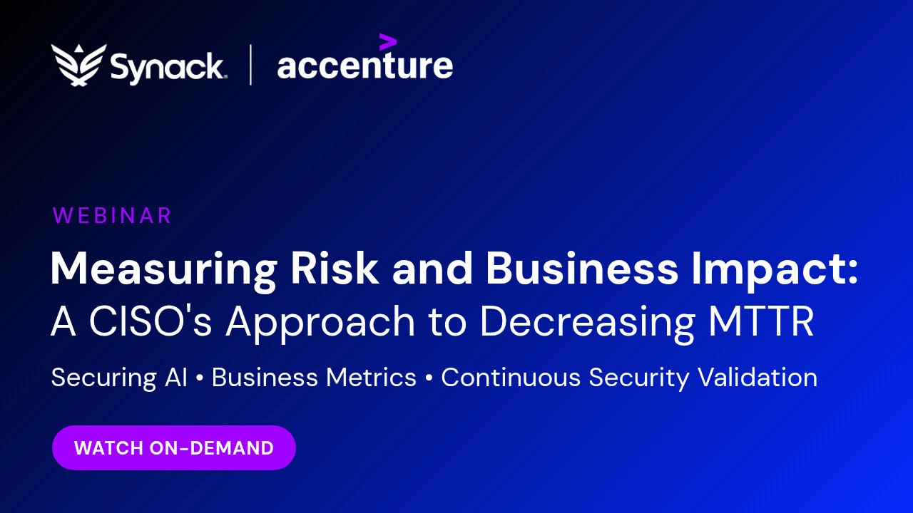 Measuring Risk and Business Impact: A CISO’s Approach to Decreasing MTTR