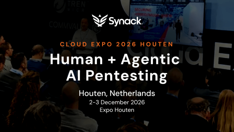 Meet Synack at Cloud Expo Netherlands, 2-3 Dec 2026