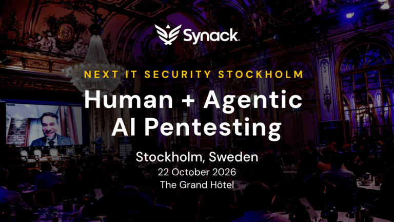 Join Synack at Next IT Security in Stockholm