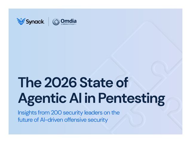 Cover of The 2026 State of Agentic AI in Pentesting, Omdia research commissioned by Synack